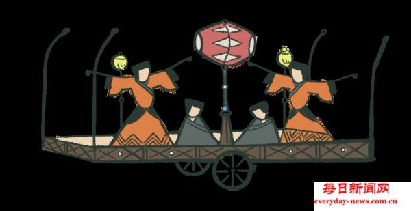 文博日历丨2000多年前的尺子上有一幅出